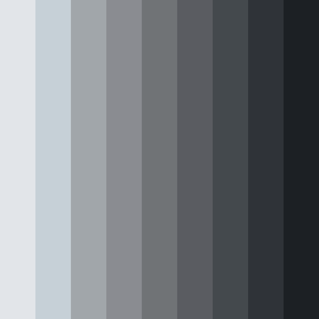 Download metallic gray color palette PNG image (square)