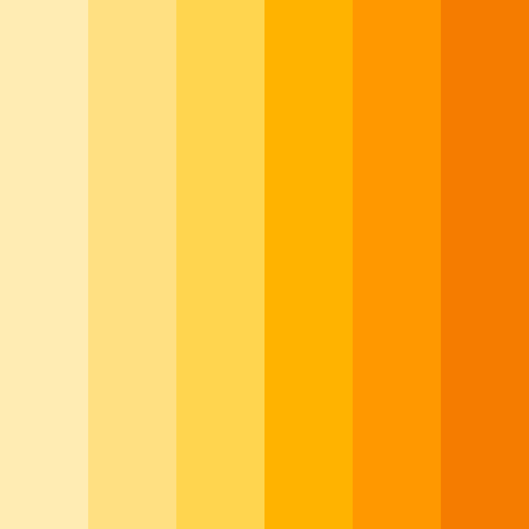 Download sunny citrus burst color palette PNG image (square)
