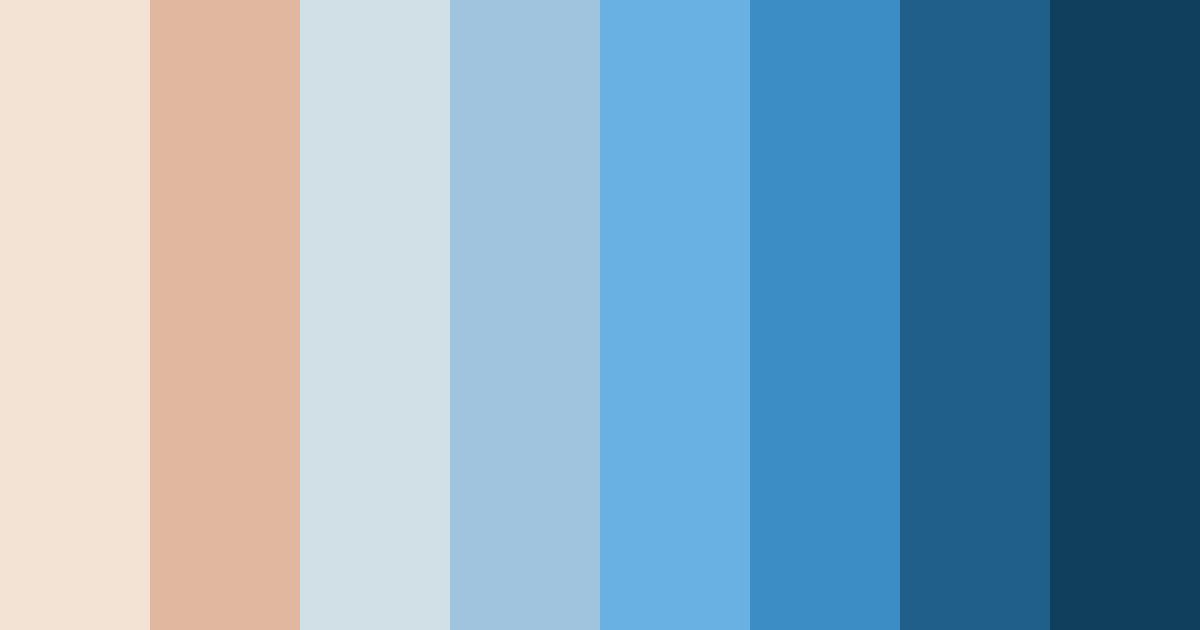 Download light blue beach color palette PNG image (landscape)