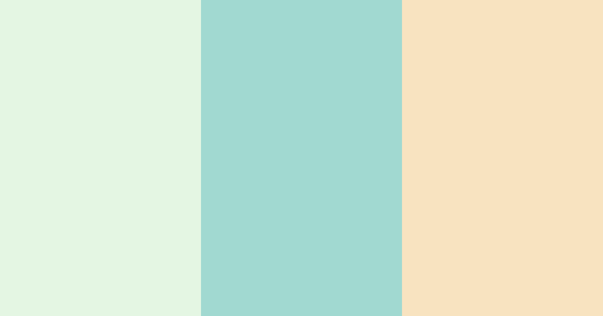Download soft green color palette PNG image (landscape)