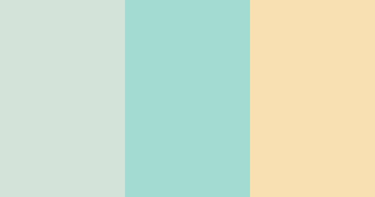 Download soft green color palette PNG image (landscape)
