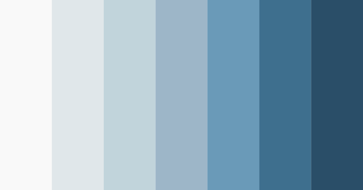 Download cool blue color palette PNG image (landscape)