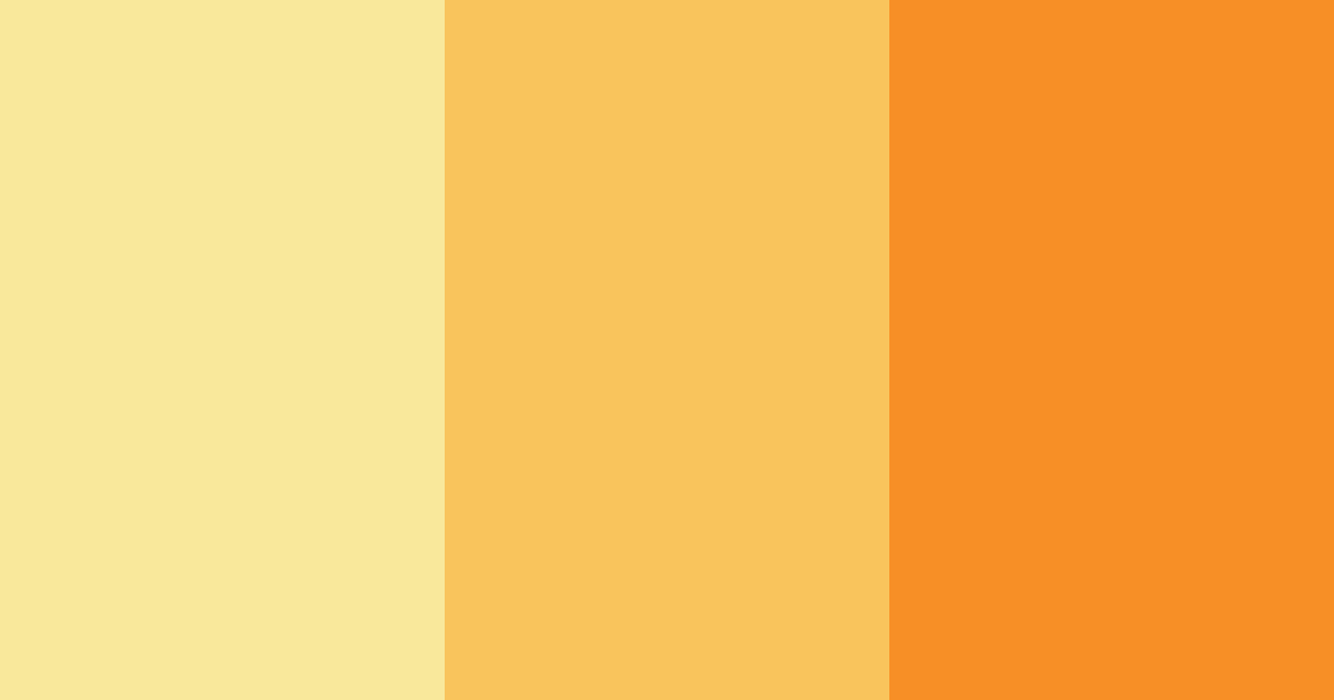 Download sunny citrus burst color palette PNG image (landscape)