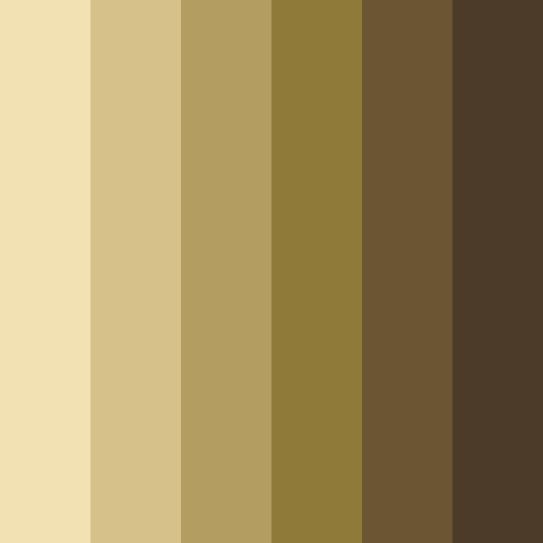 Download earthy elegance color palette PNG image (square)