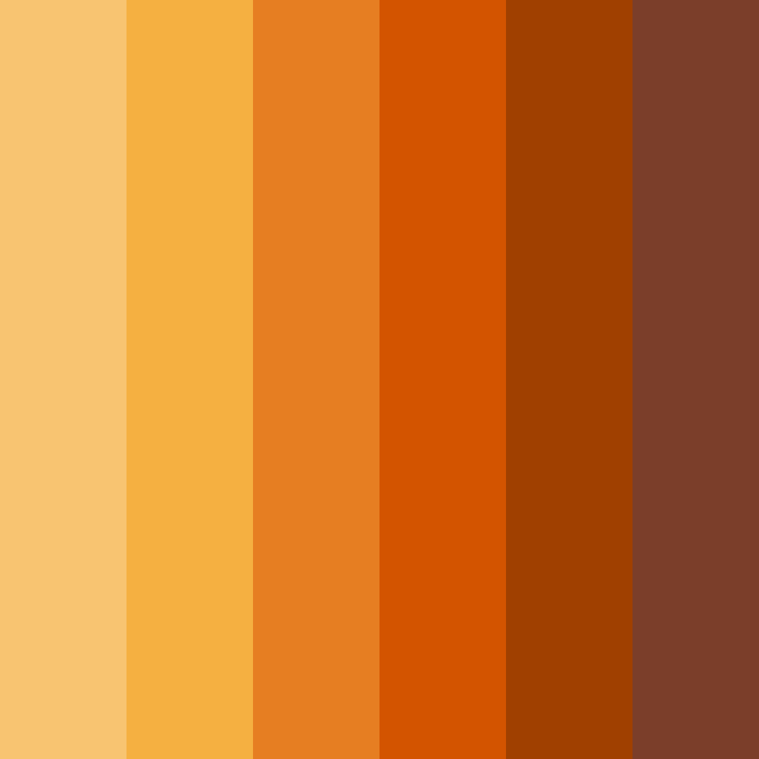 Download ember glow color palette PNG image (square)