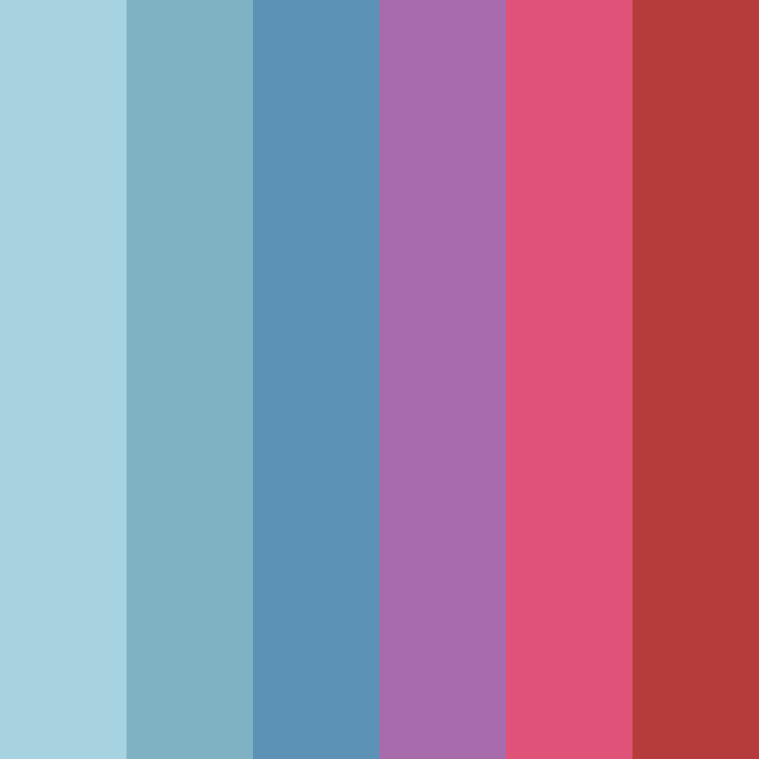Download tropical sunset harmony color palette PNG image (square)