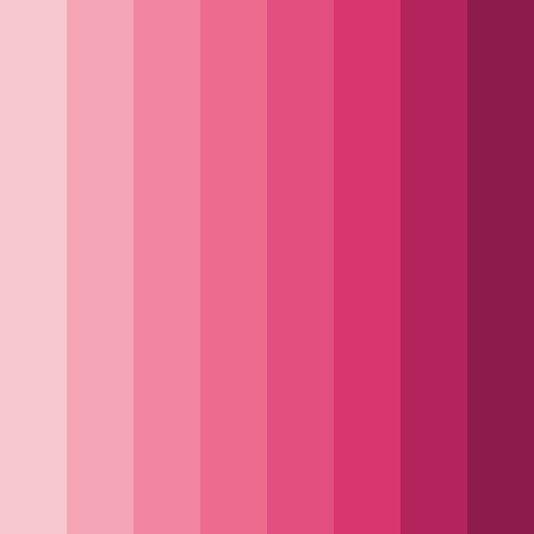 Download blushing bouquet color palette PNG image (square)