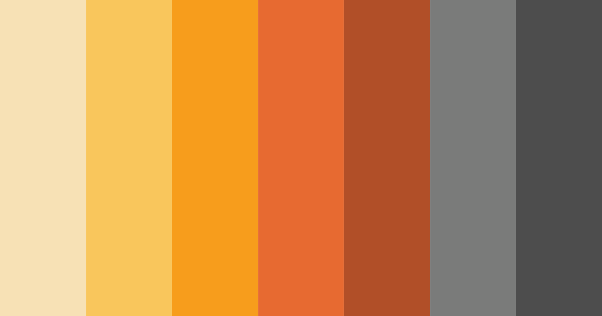 Download citrus twilight color palette PNG image (landscape)