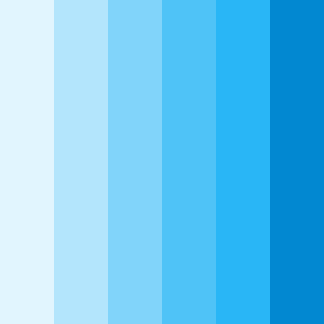 Download azure harmony color palette PNG image (square)