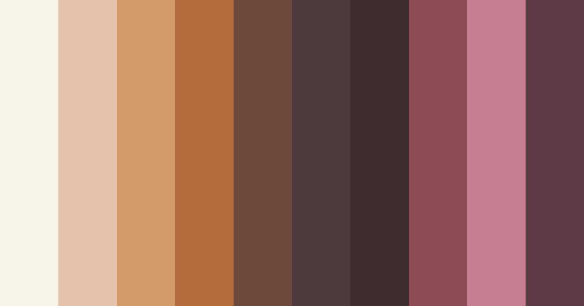 Download rustic reverie color palette PNG image (landscape)