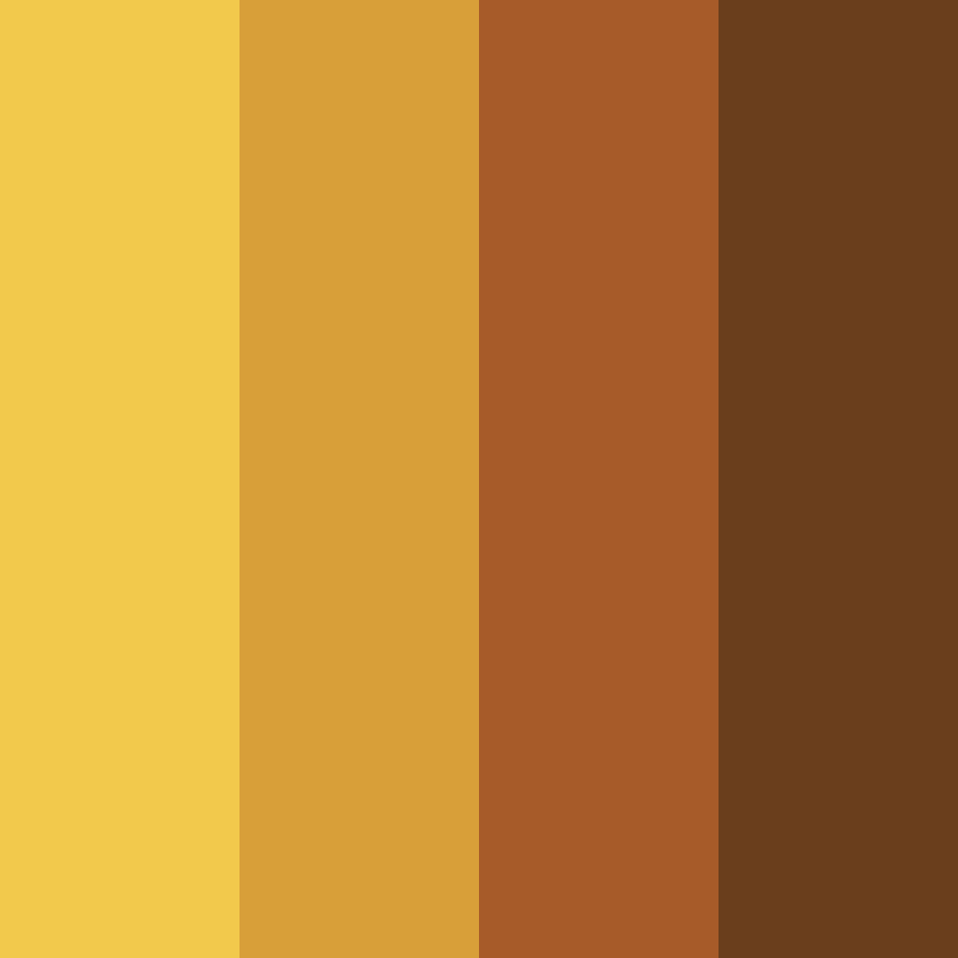 Download brown autumn color palette PNG image (square)