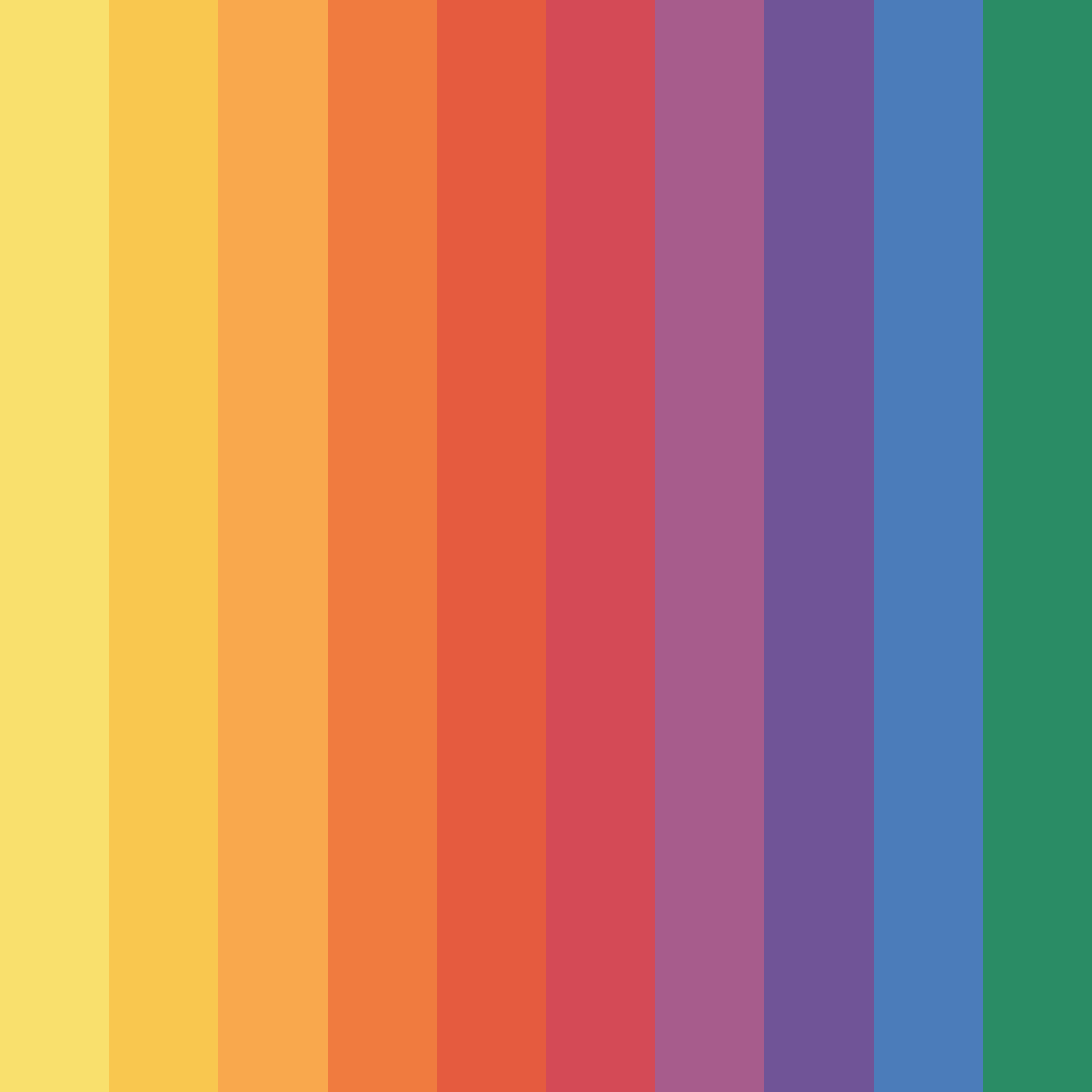 Download energized harmony color palette PNG image (square)