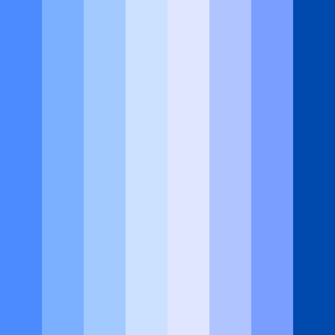 Download serenity in blue color palette PNG image (square)