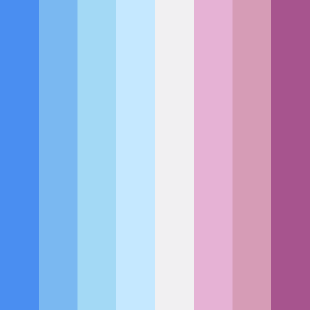Download serenity in shades color palette PNG image (square)