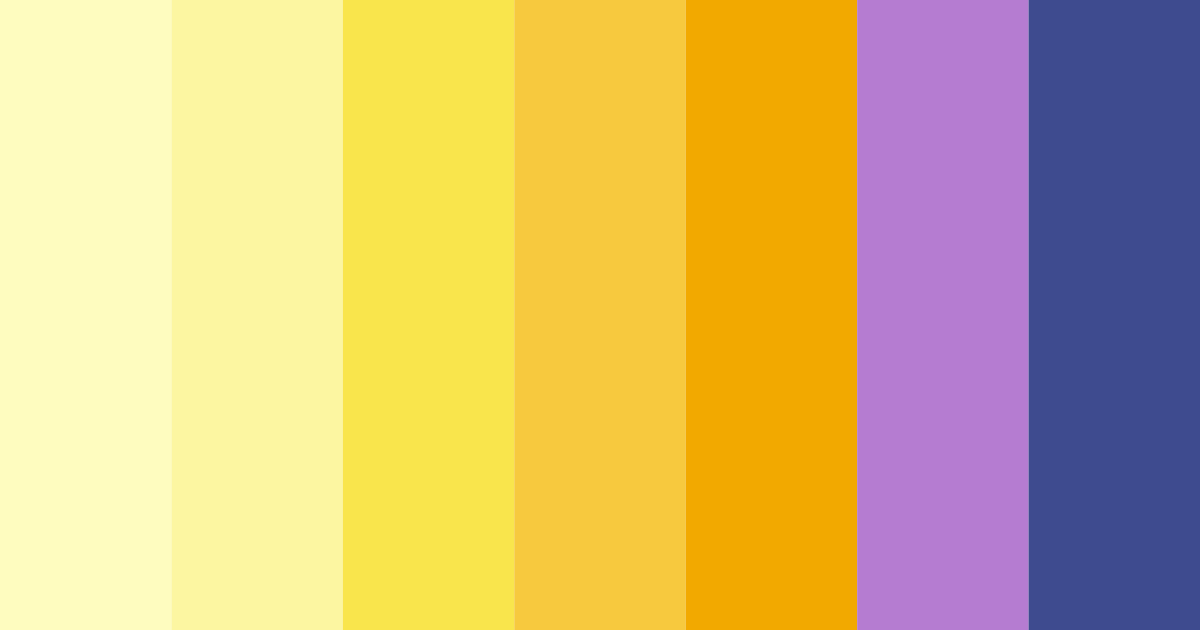 Download yellow to blue spectrum color palette PNG image (landscape)