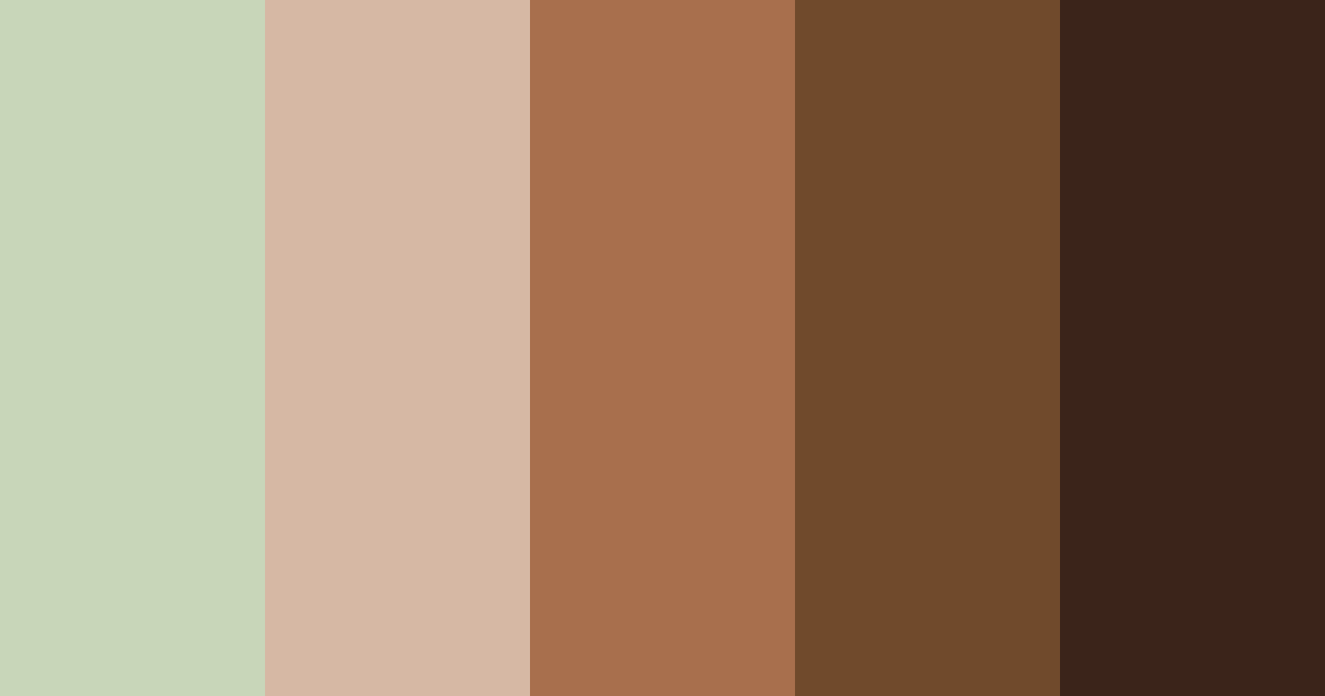 Download elegant brown color palette PNG image (landscape)