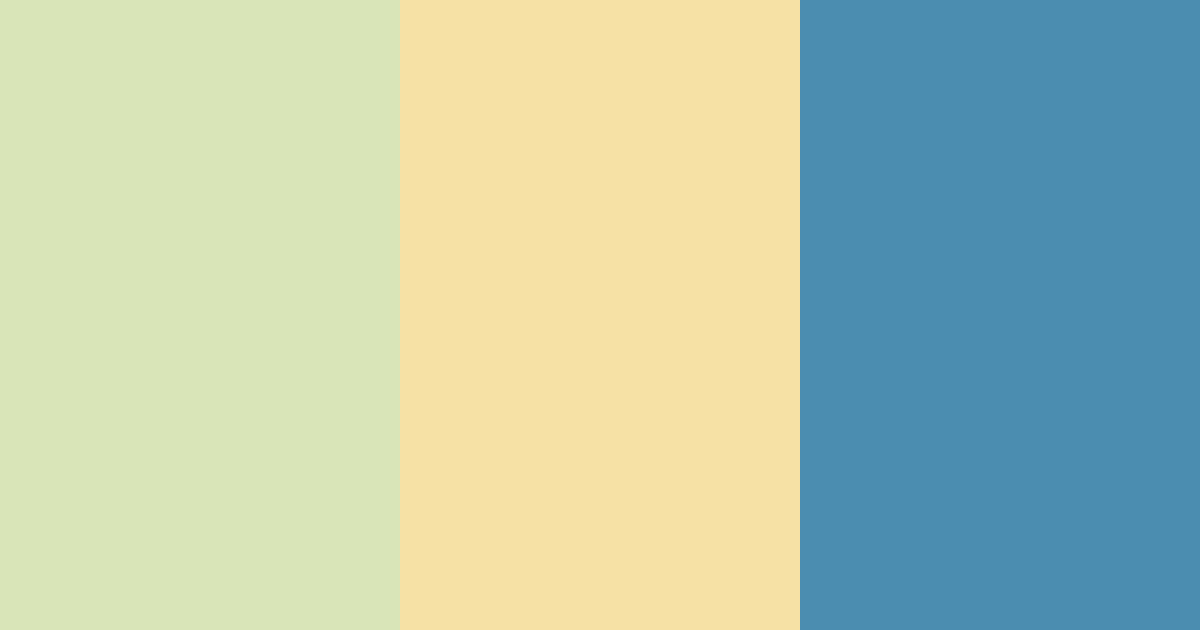 Download creamy blue green color palette PNG image (landscape)
