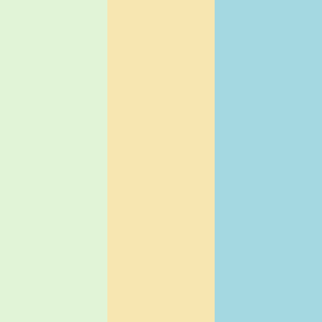 Download light blue green color palette PNG image (square)