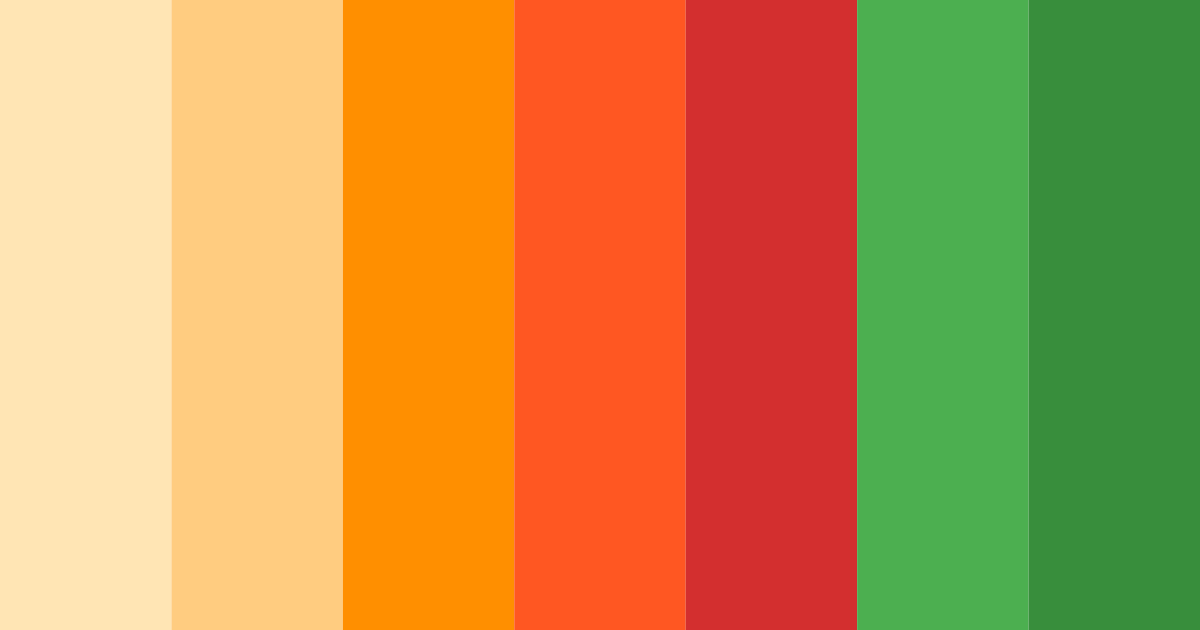Download orange harvest color palette PNG image (landscape)