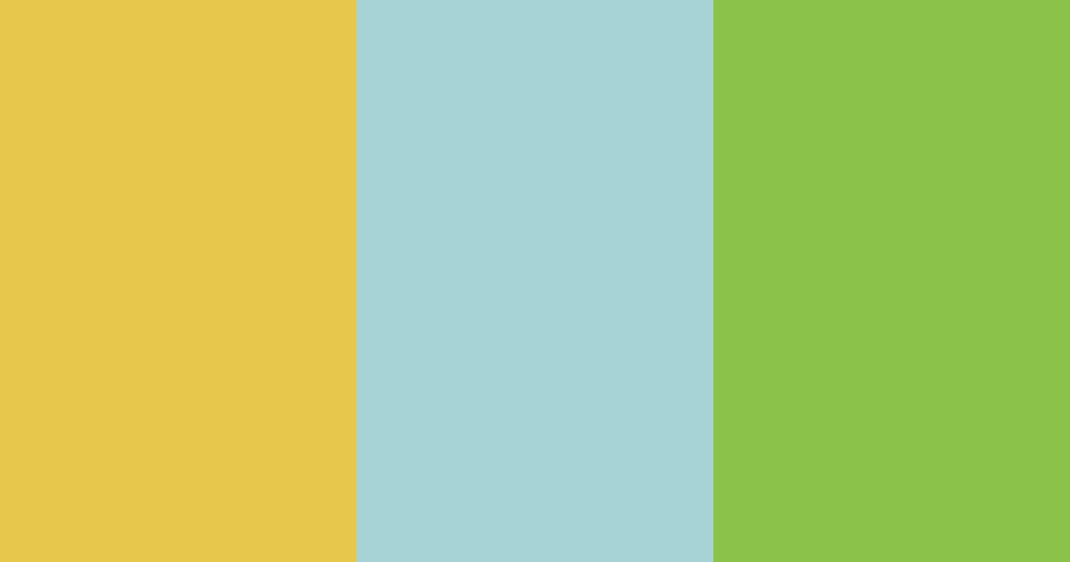 Download sunny tropics color palette PNG image (landscape)