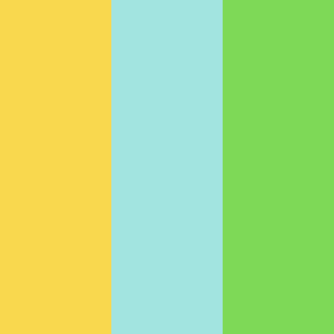 Download luminous tropics color palette PNG image (square)