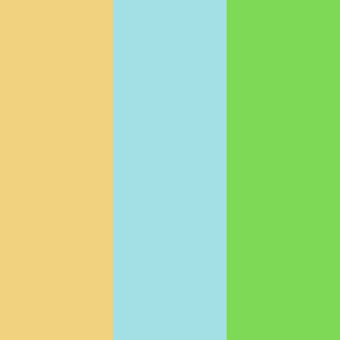 Download tropical citrus breeze color palette PNG image (square)