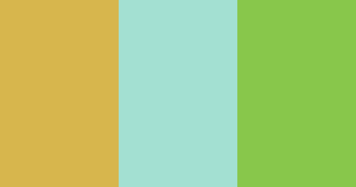 Download sunny turquoise color palette PNG image (landscape)