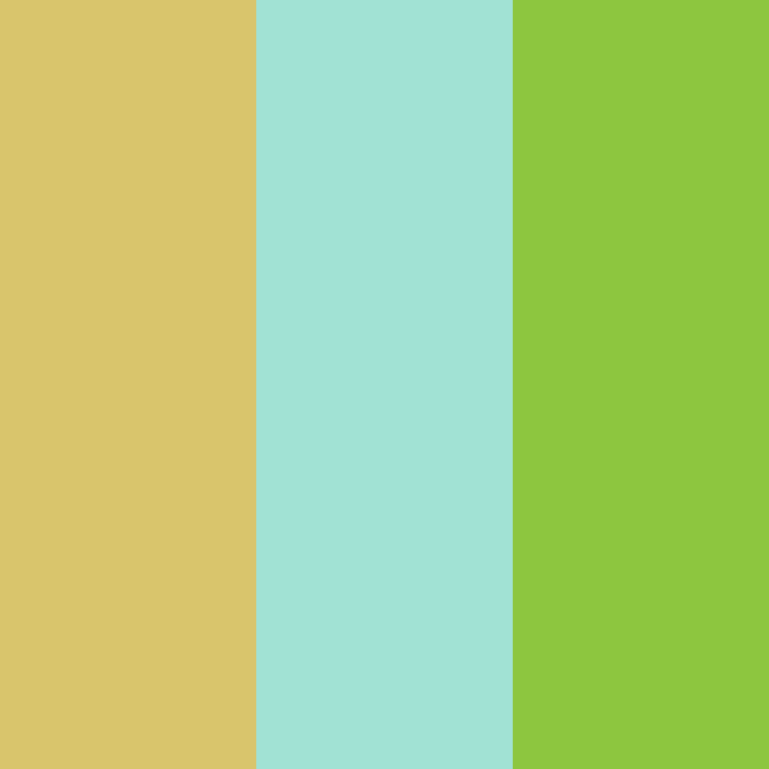 Download sunny turquoise color palette PNG image (square)