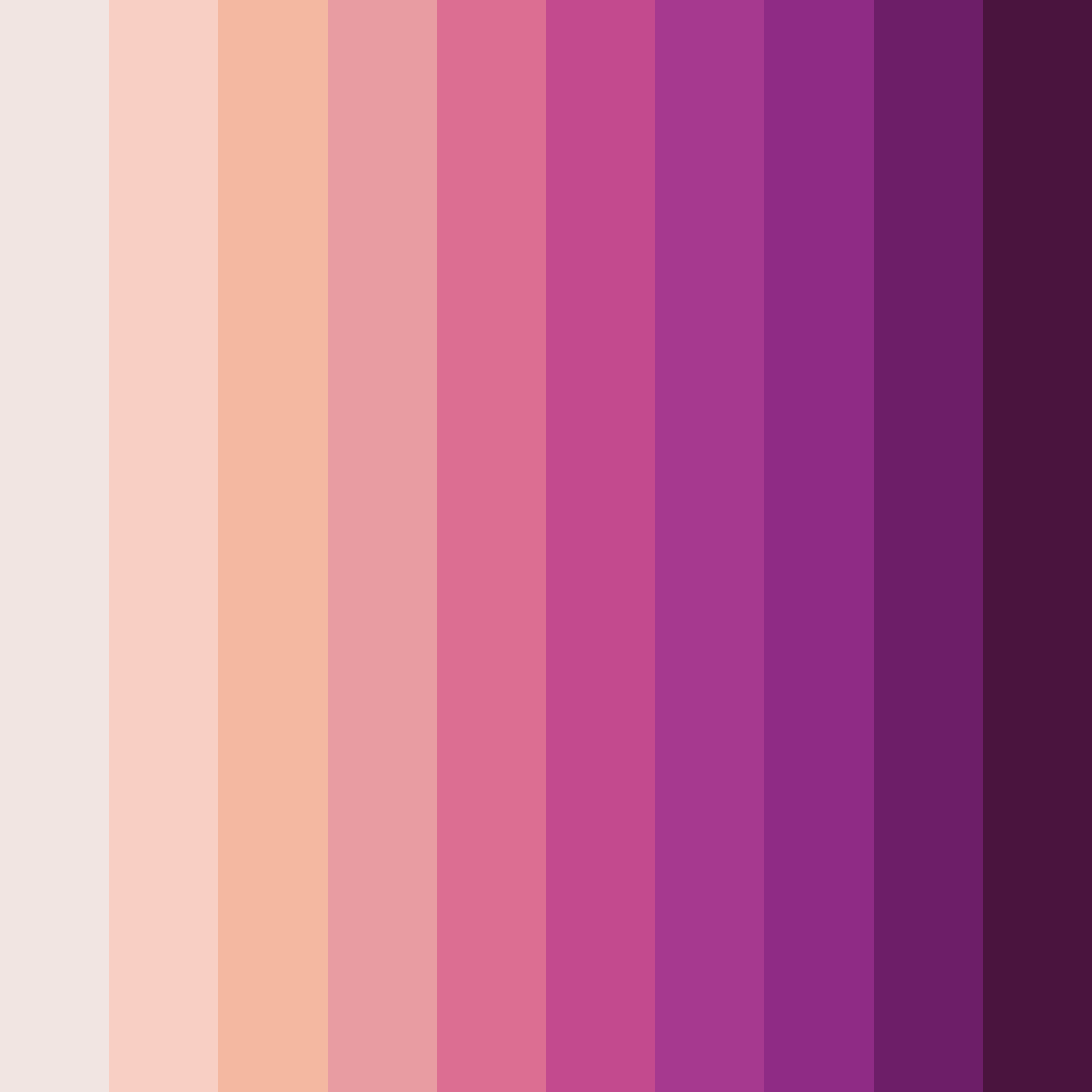 Download milan rose elegance color palette PNG image (square)
