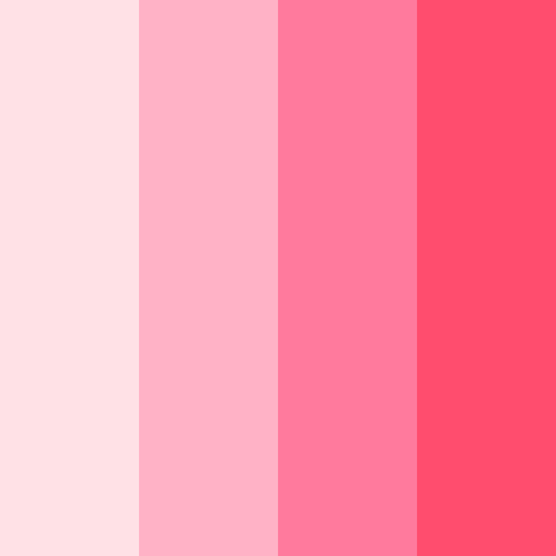 Download blush bloom color palette PNG image (square)