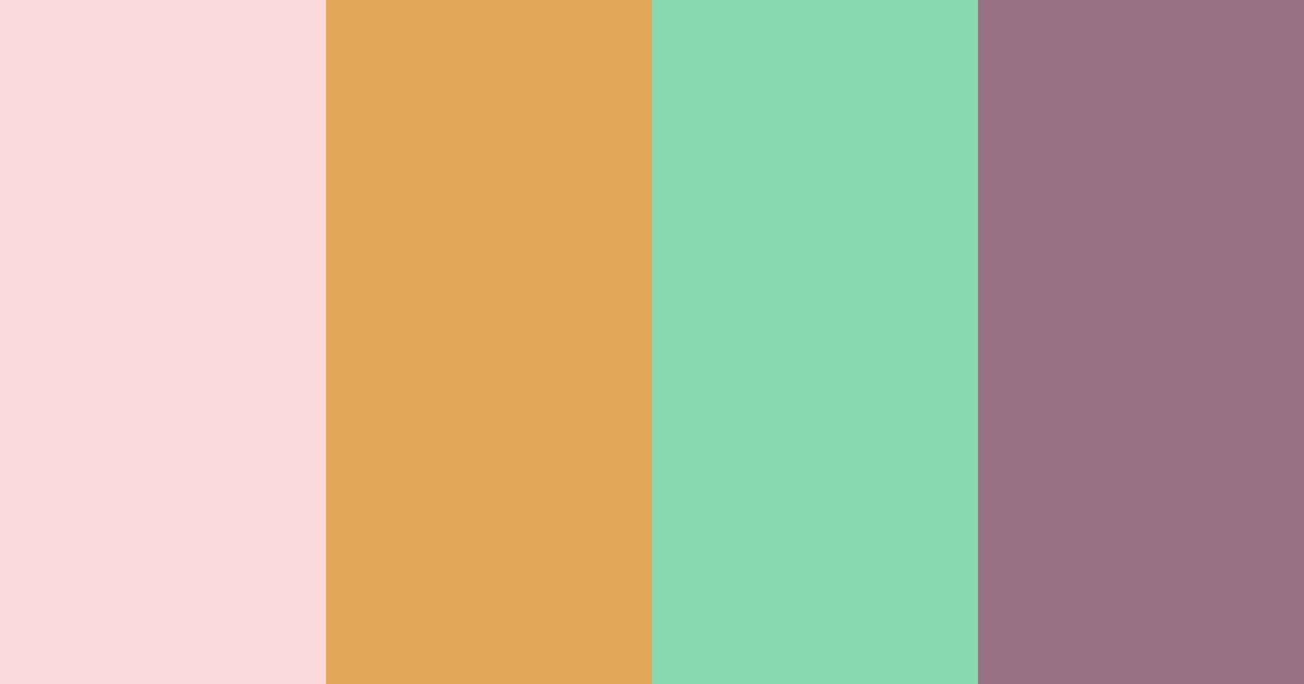 Download peach sunrise color palette PNG image (landscape)