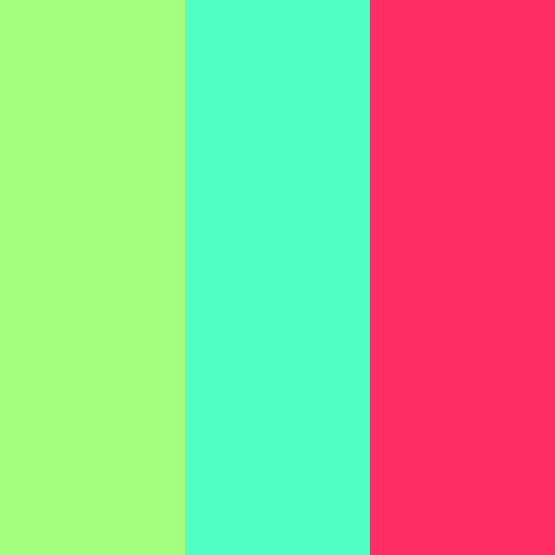 Download neon green color palette PNG image (square)