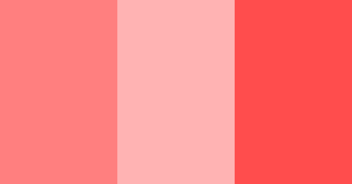Download coral blush color palette PNG image (landscape)