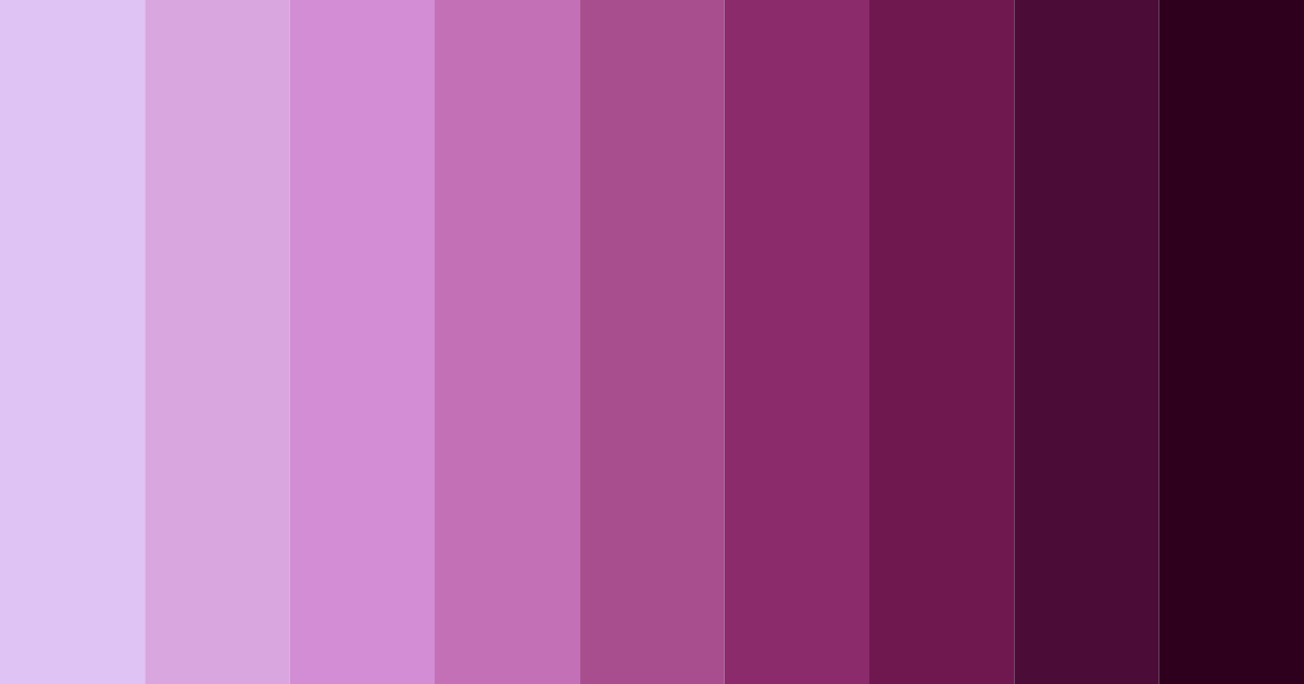 Download mystic plum dreams color palette PNG image (landscape)