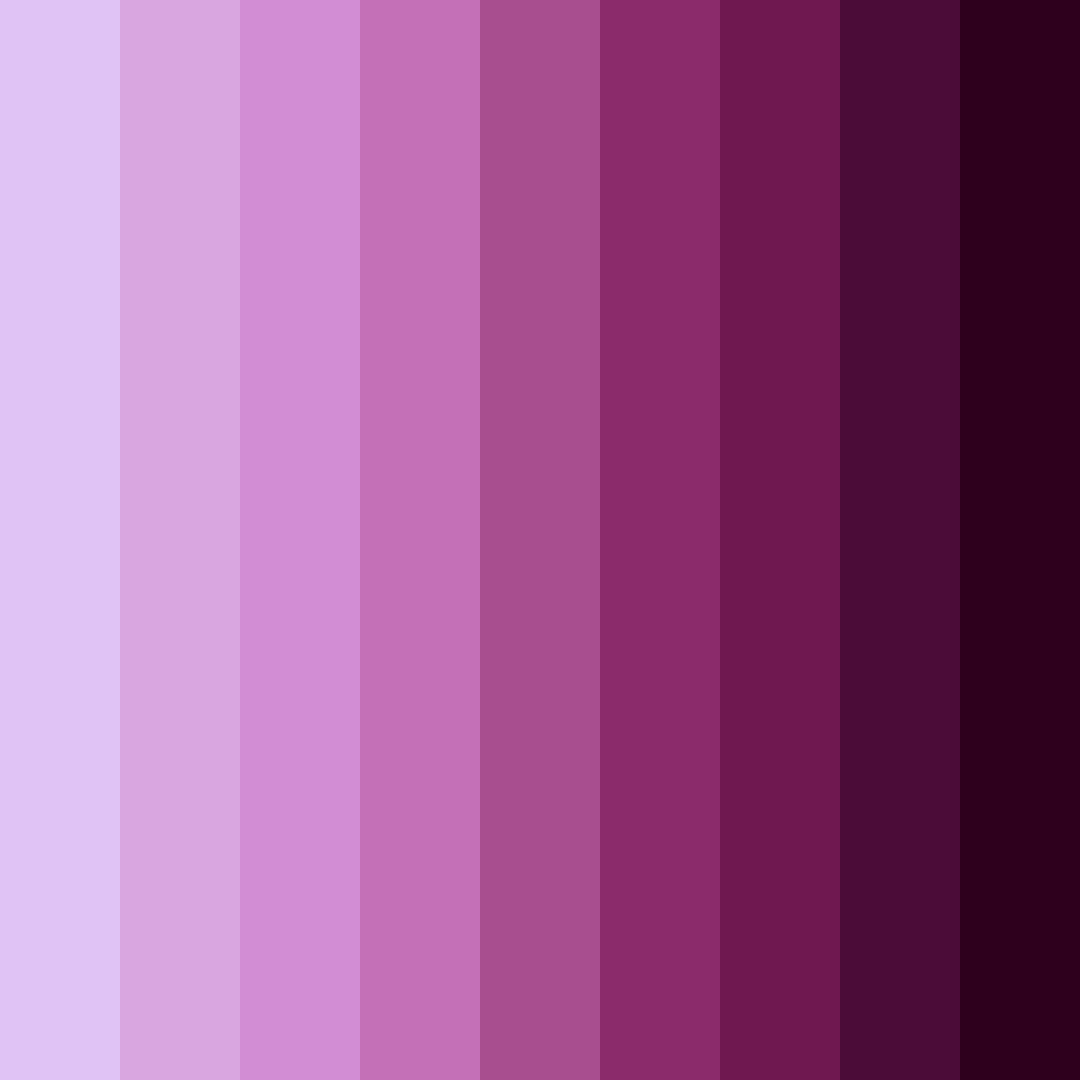 Download mystic plum dreams color palette PNG image (square)