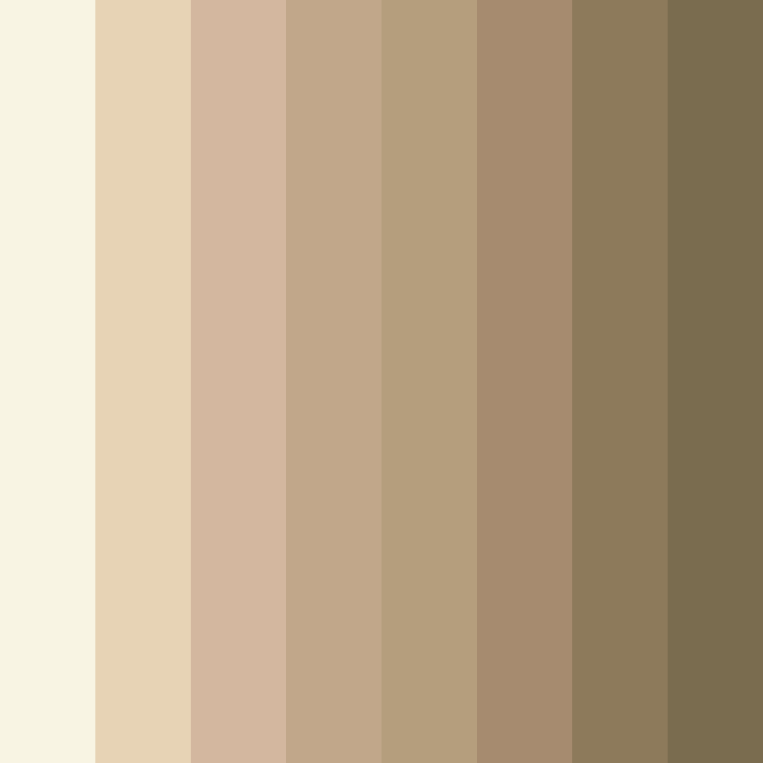 Download light beige color palette PNG image (square)