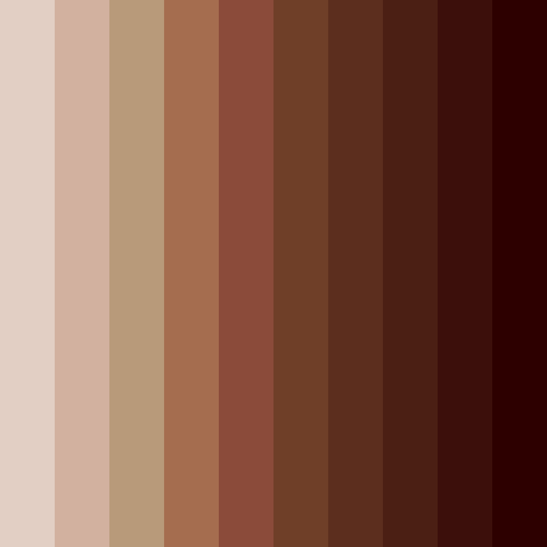 Download rich brown color palette PNG image (square)
