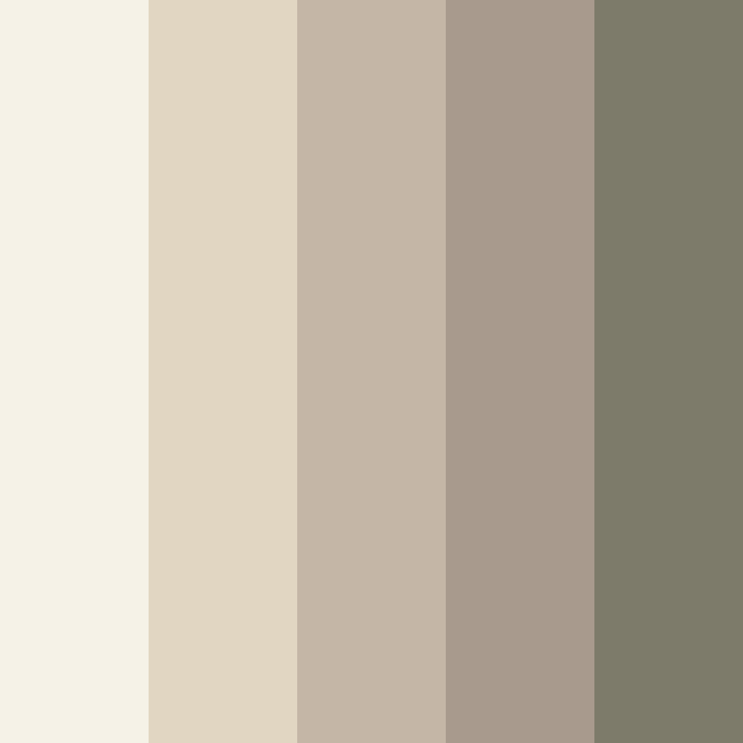 Download beige cream elegance color palette PNG image (square)