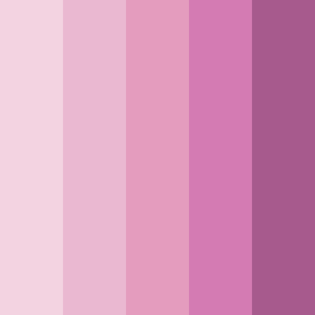 Download whimsical blossom color palette PNG image (square)