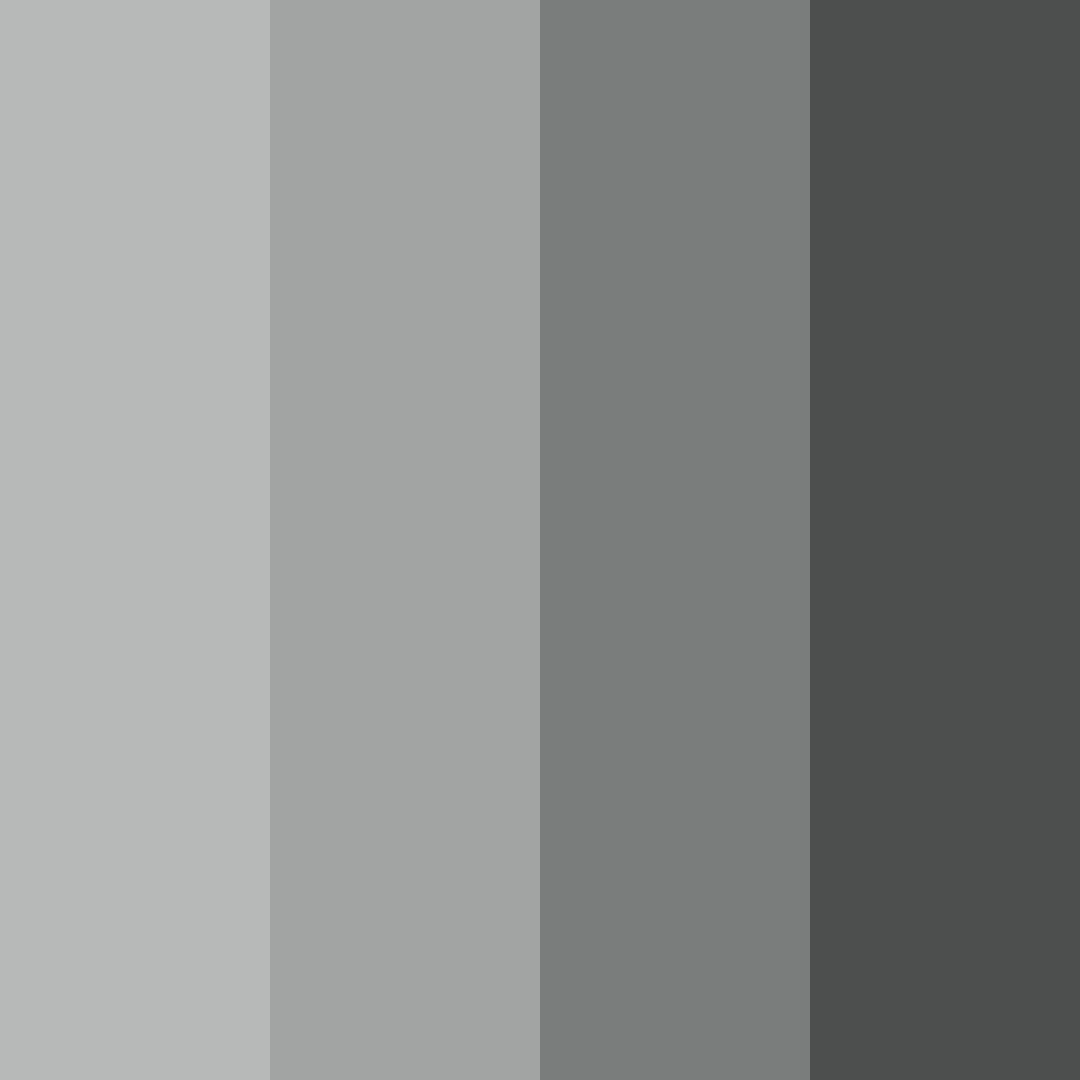 Download gray shades color palette PNG image (square)