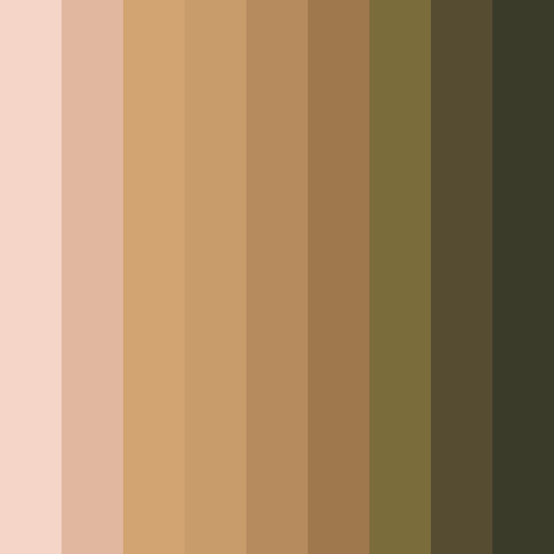 Download desert bloom color palette PNG image (square)