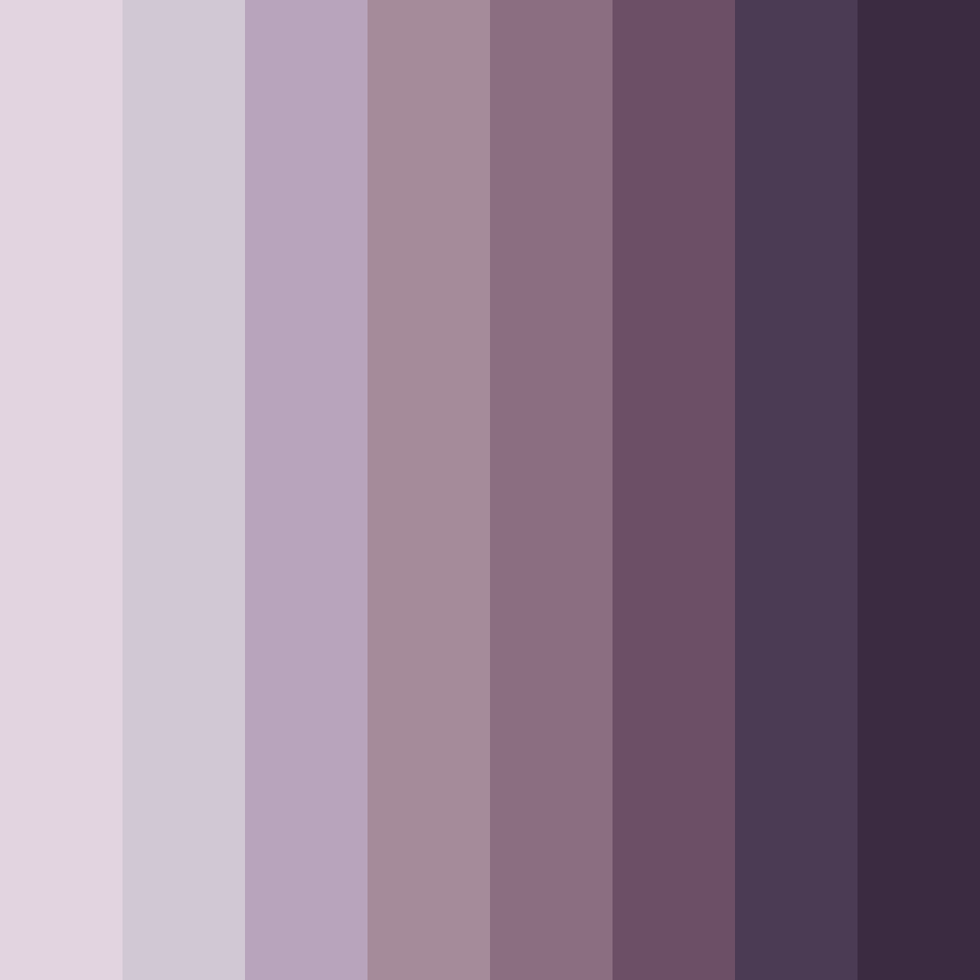 Download shades of lavender grey color palette PNG image (square)