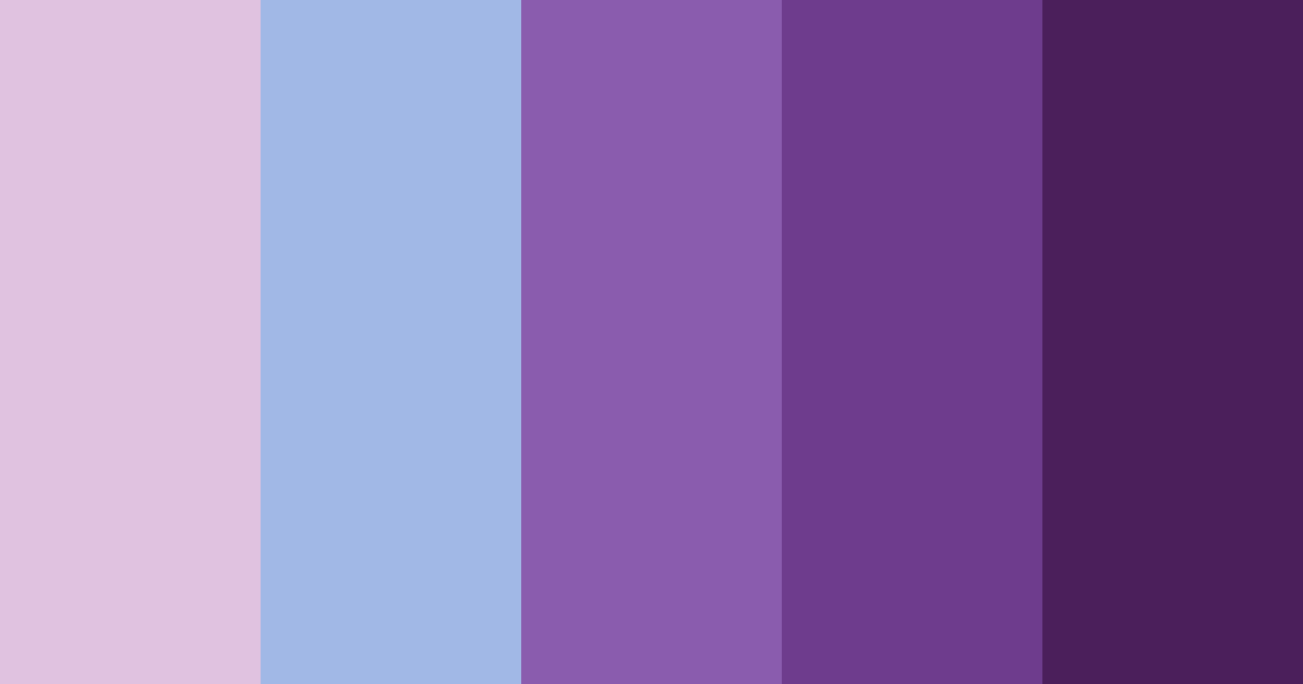 Download muted purple tones color palette PNG image (landscape)