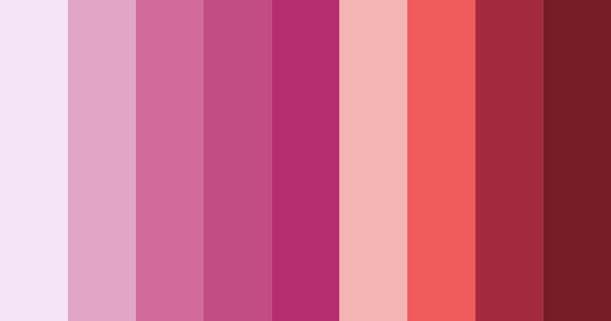 Download romantic reverie color palette PNG image (landscape)