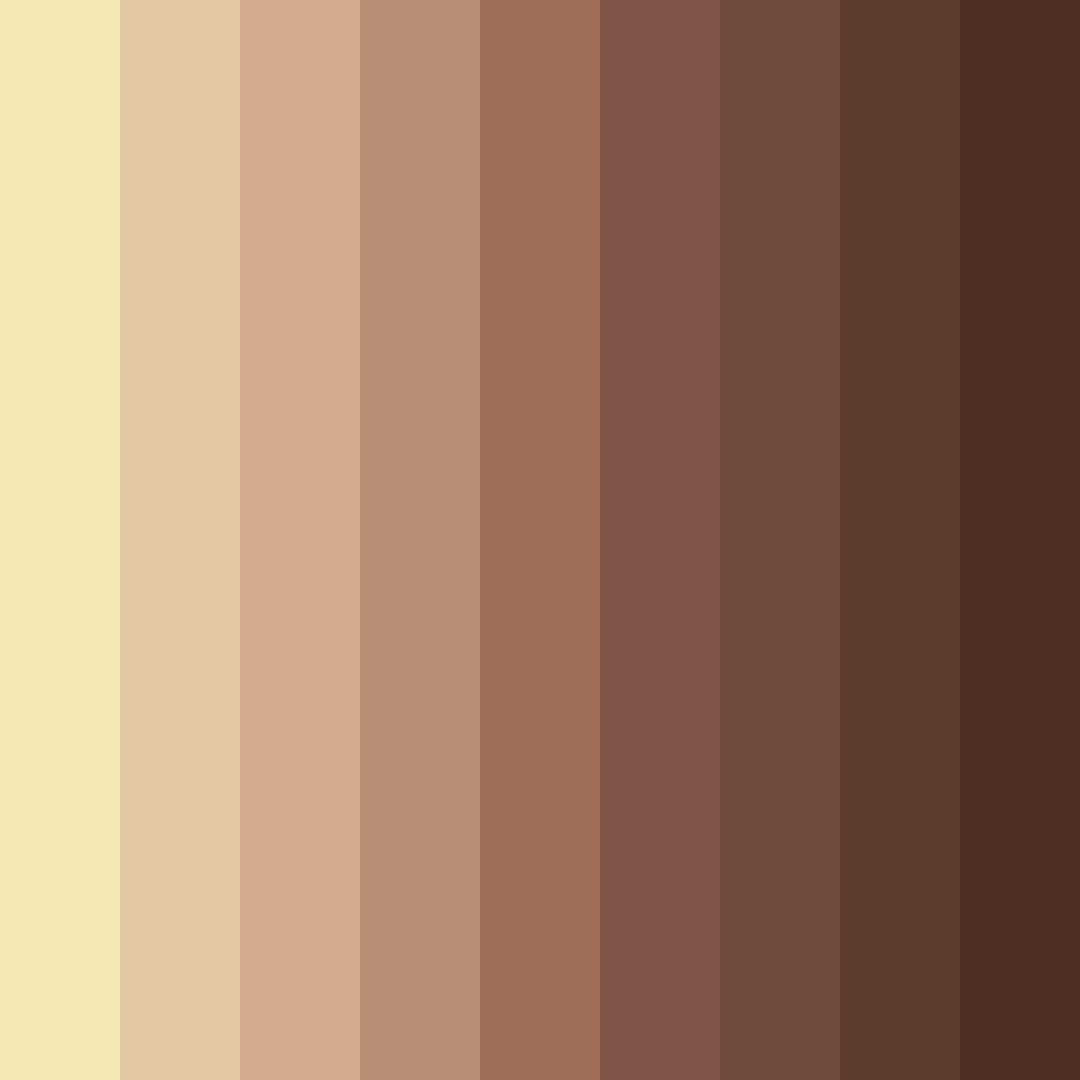 Download autumn embrace color palette PNG image (square)
