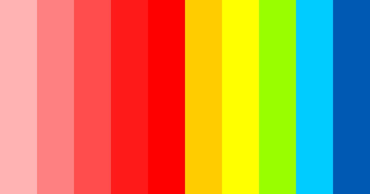 Download rainbow radiance color palette PNG image (landscape)