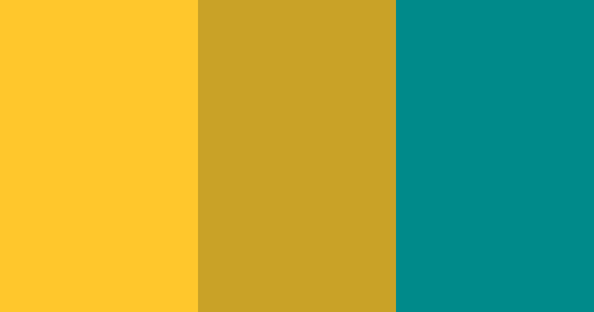Download teal and gold delight color palette PNG image (landscape)