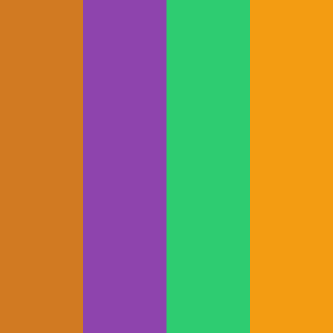 Download autumn carnival color palette PNG image (square)