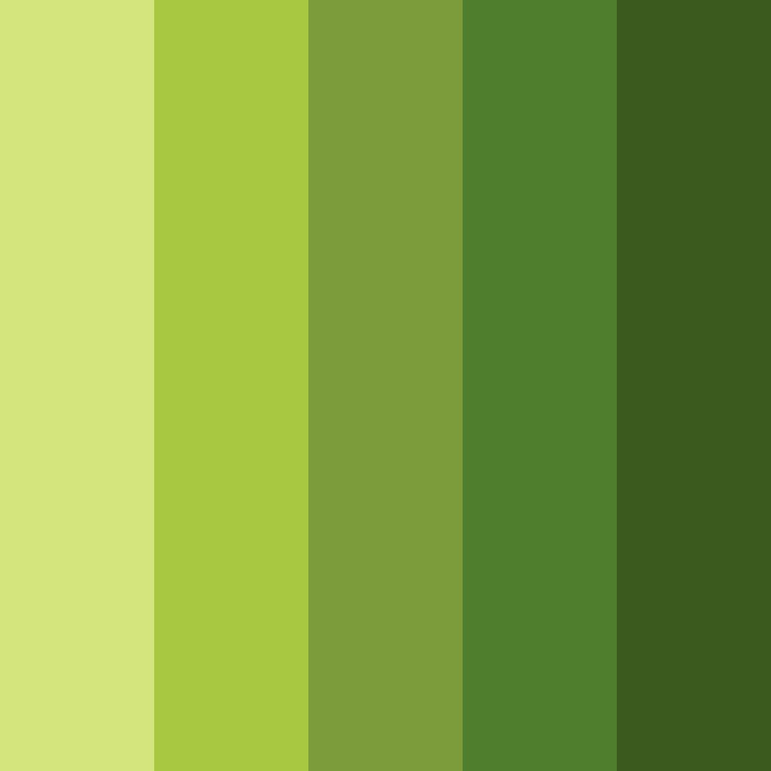 Download lush meadow harmony color palette PNG image (square)