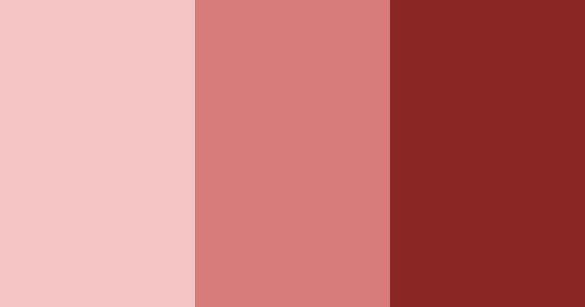 Download dark red shades color palette PNG image (landscape)